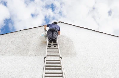Peinture extérieure à Soucé — façades et ravalement
